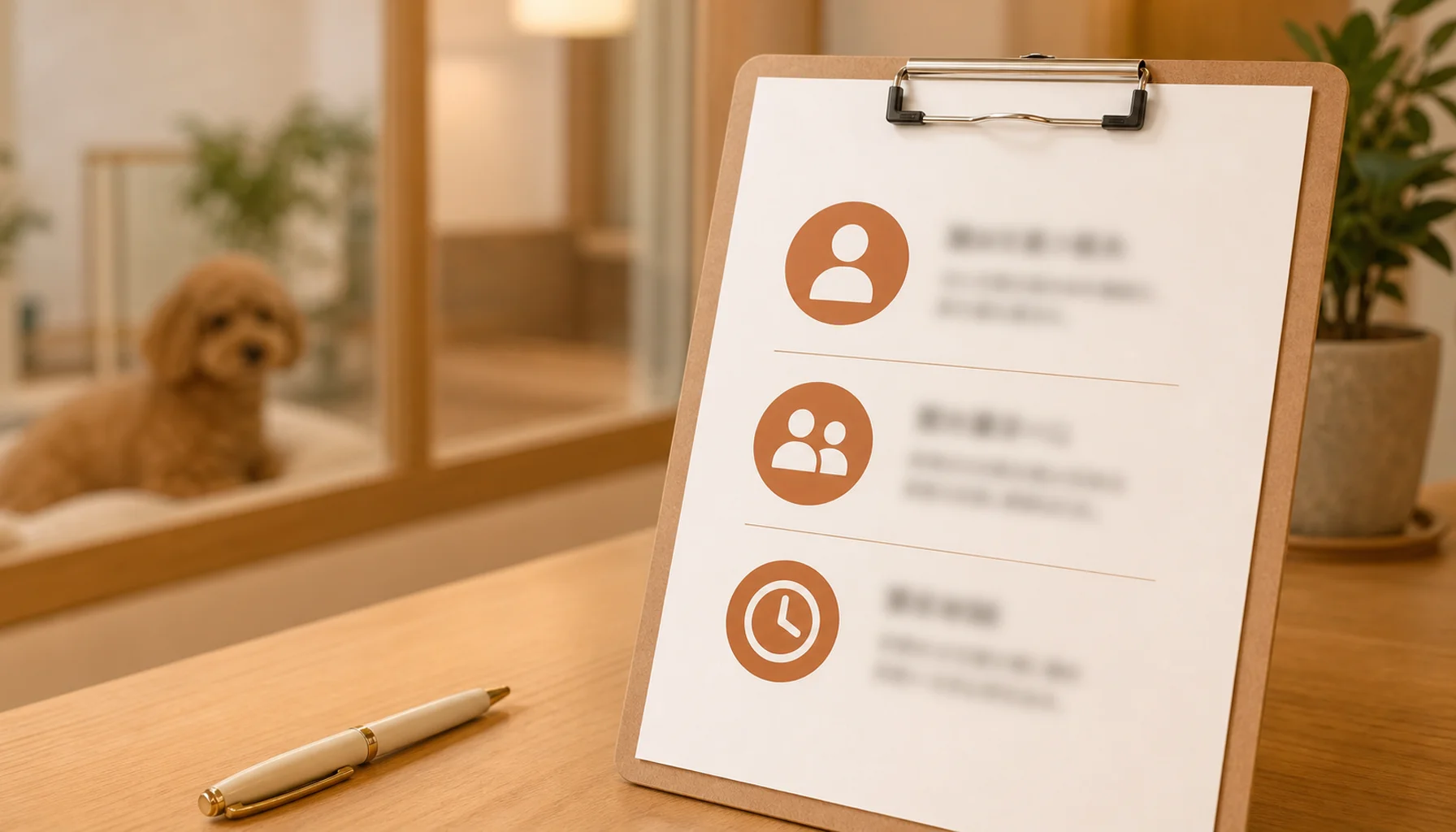24時間表記の3分類を示すクリップボード