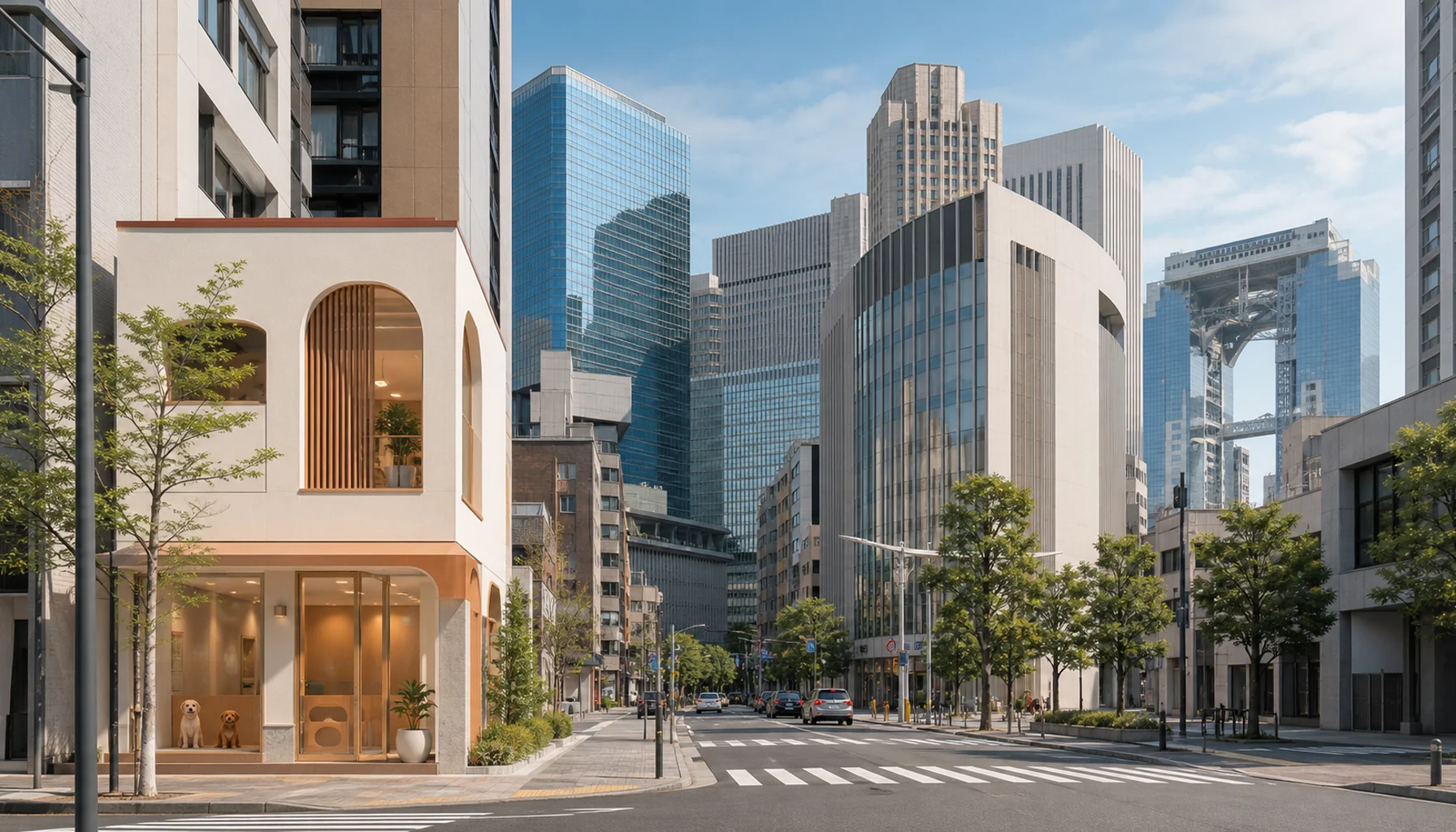 大阪梅田エリアのペットホテル料金エリア別比較