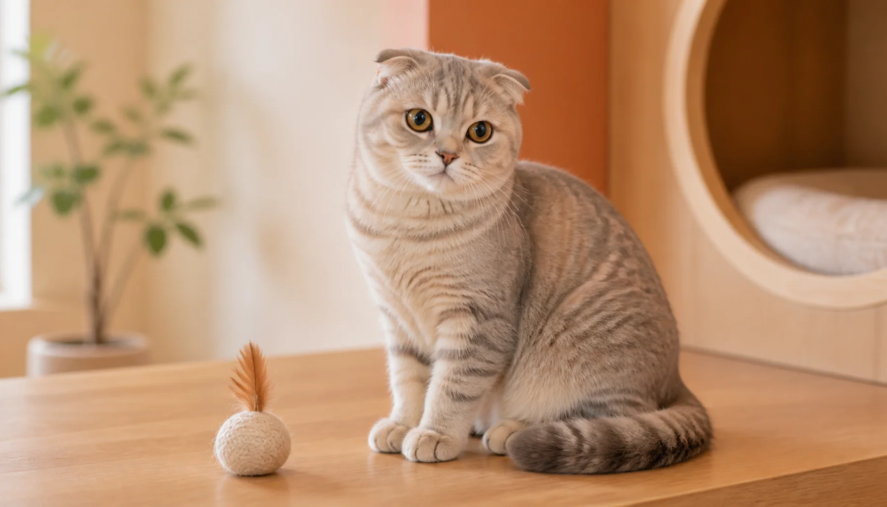 スコティッシュフォールドの体格と猫種特性